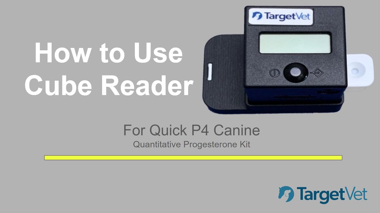 Progesterone Machine for Dogs (K9 Quick P4) - How to Use
