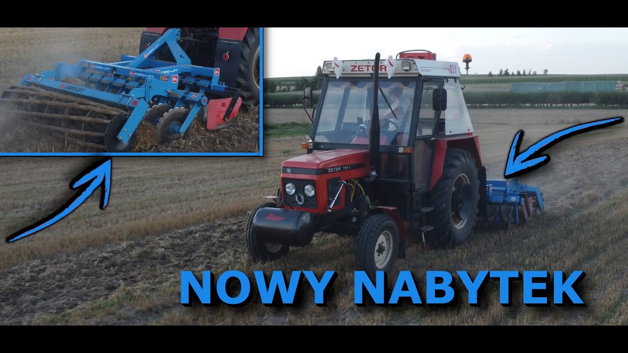 Talerzowanie 2024 Z NOWYM NABYTKIEM 🔥 AGRO-LIFT 🔥 ZETOR 7211