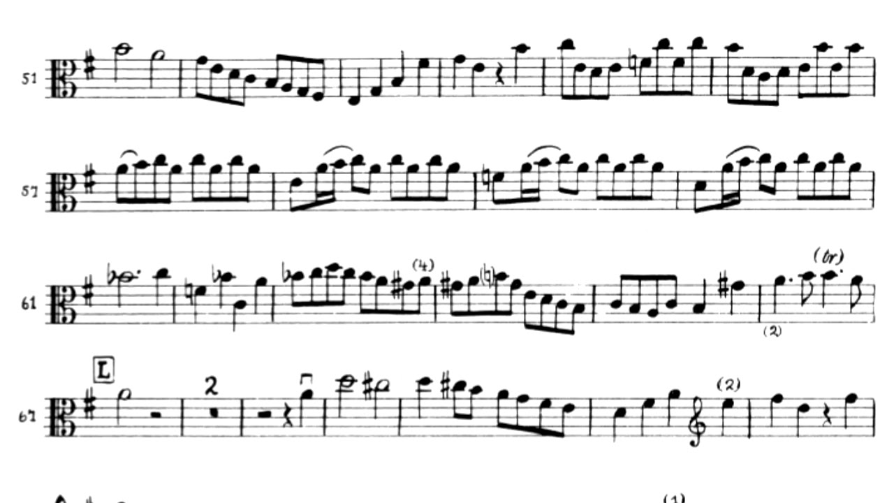 Viola Concerto, Movement IV; Georg Phillip Telemann, TWV 51:G9