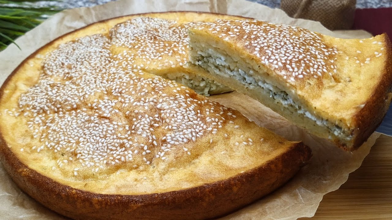 Быстрый пирог с творогом и укропом — мягкий, воздушный и простой рецепт для духовки