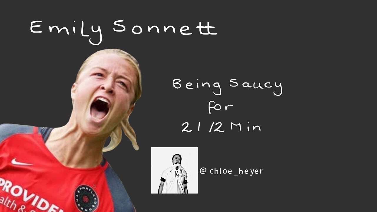Emily Sonnett Being Saucy for 2 1/2 Min