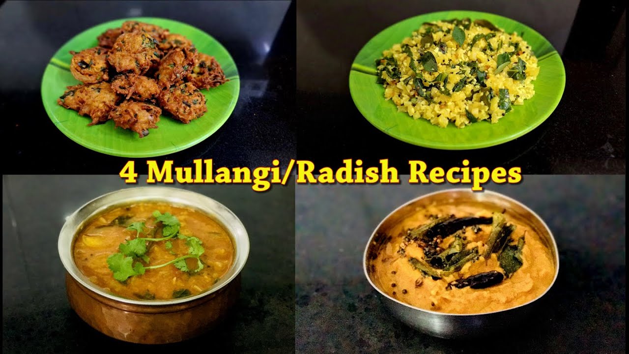 4 Mullangi Recipes in Malayalam || Winter Recipes || Mooli/Radish Recipes || Nishi's Kitchen Vlogs
