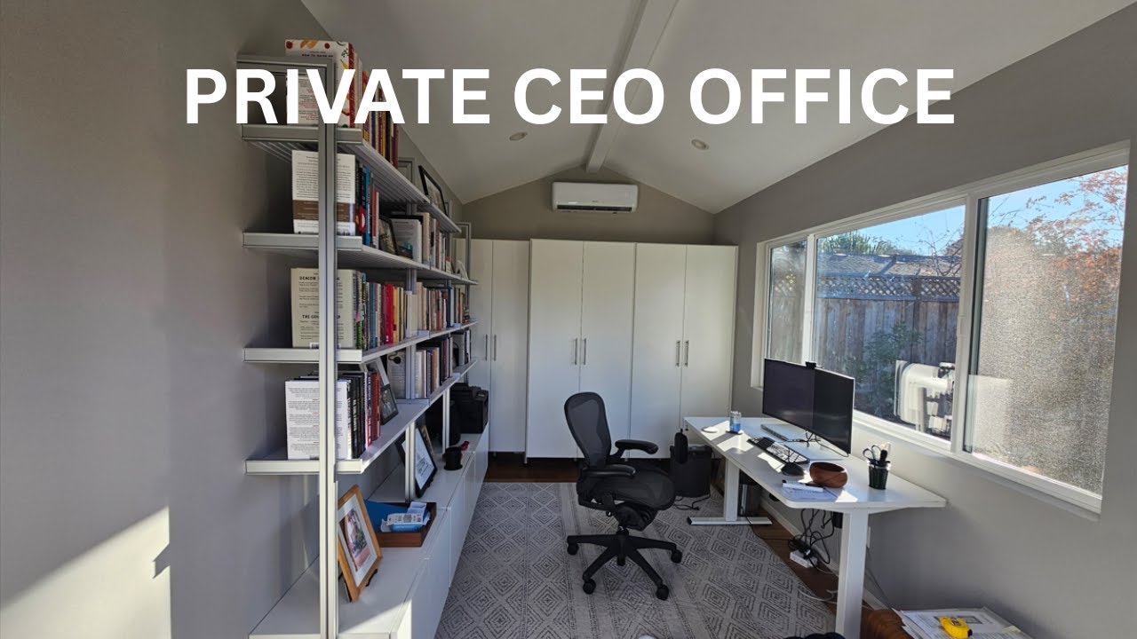 Inside a CEO’s 9x15 Backyard Office Shed | Los Altos Build