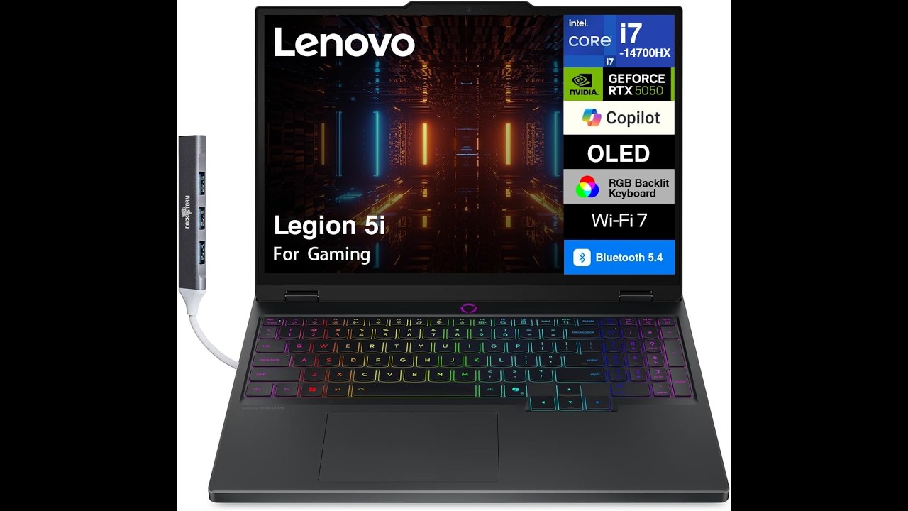 Review: Lenovo Legion 5i AI-Powered 15.1″ OLED Gaming Laptop – RTX 5050 Performance!