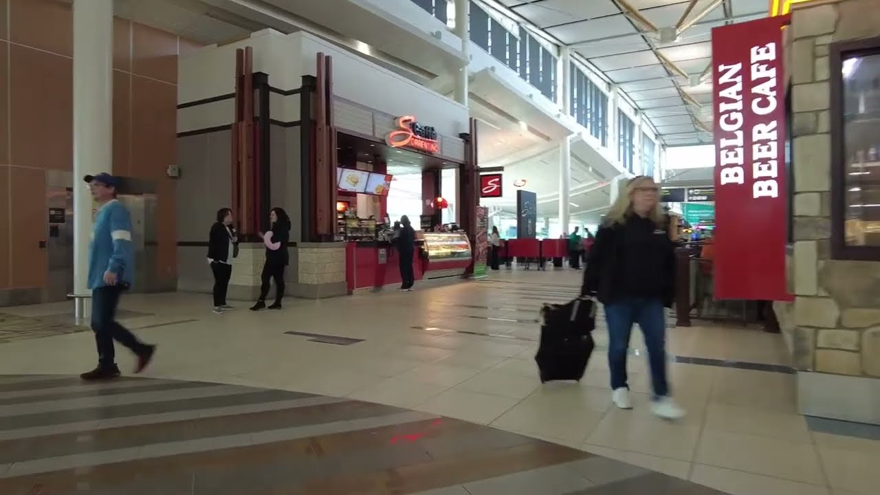 Walking around YEG Edmonton International Airport