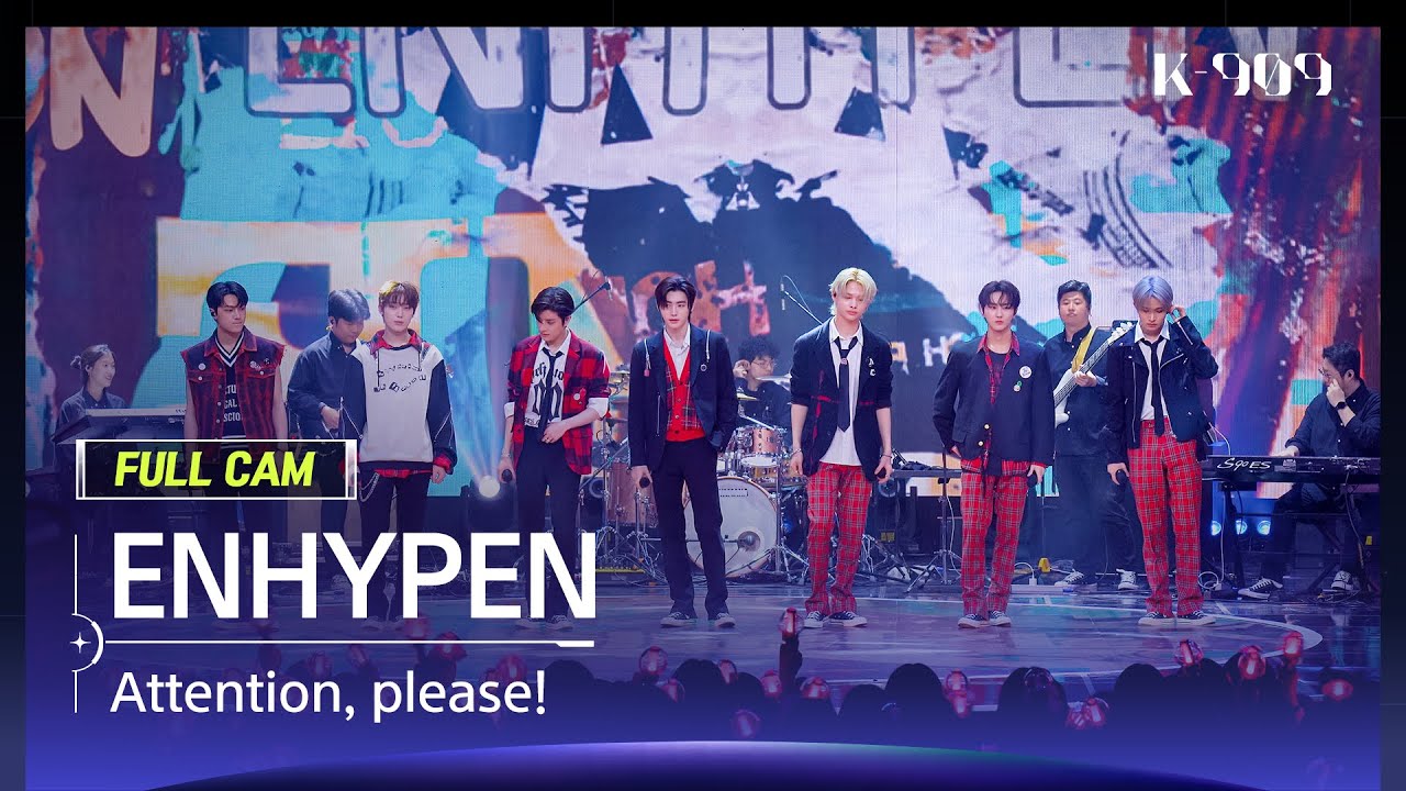 [909 직캠 4K] ENHYPEN (엔하이픈) 풀캠 'Attention, please!' (ENHYPEN FullCam) | @JTBC K-909 230527