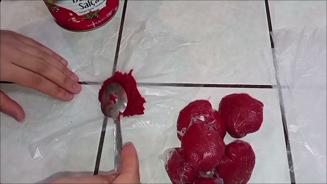 Artık Salça Ziyan Olmayacak! İşte En Kolay Saklama Şekli🍅 #reklamdegildir