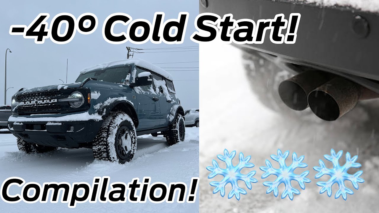 How Do Ford Vehicles START in COLD Weather? -40 Degrees! COLD START