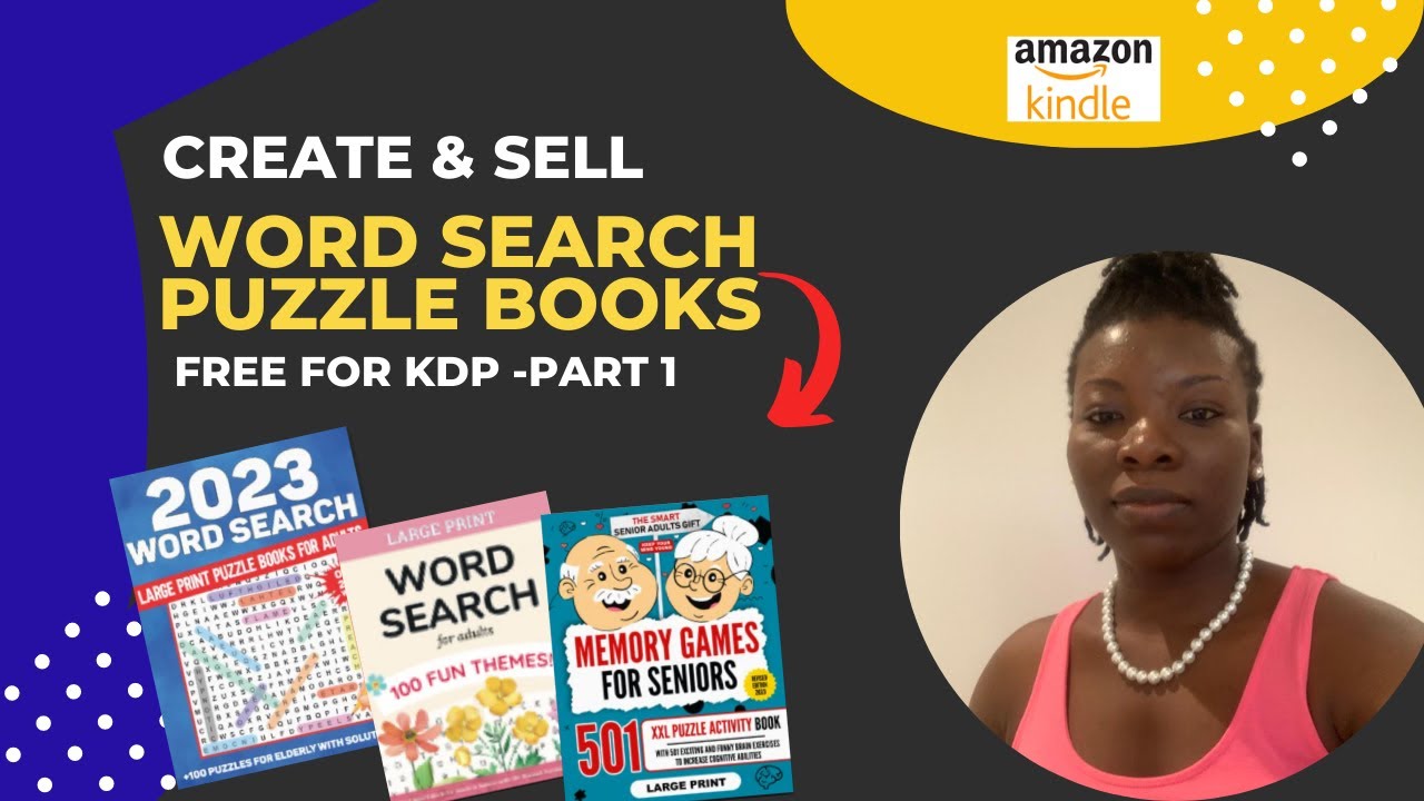 How to Create a Word Search Puzzle In Canva with ChatGPT For Amazon KDP - (Part 1) Interior Design.