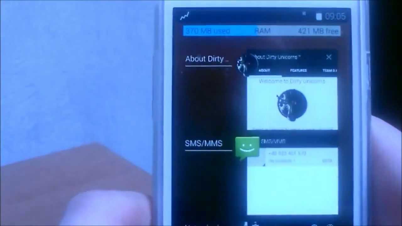 Dirty Unicorns 4.4.2 on Galaxy S2