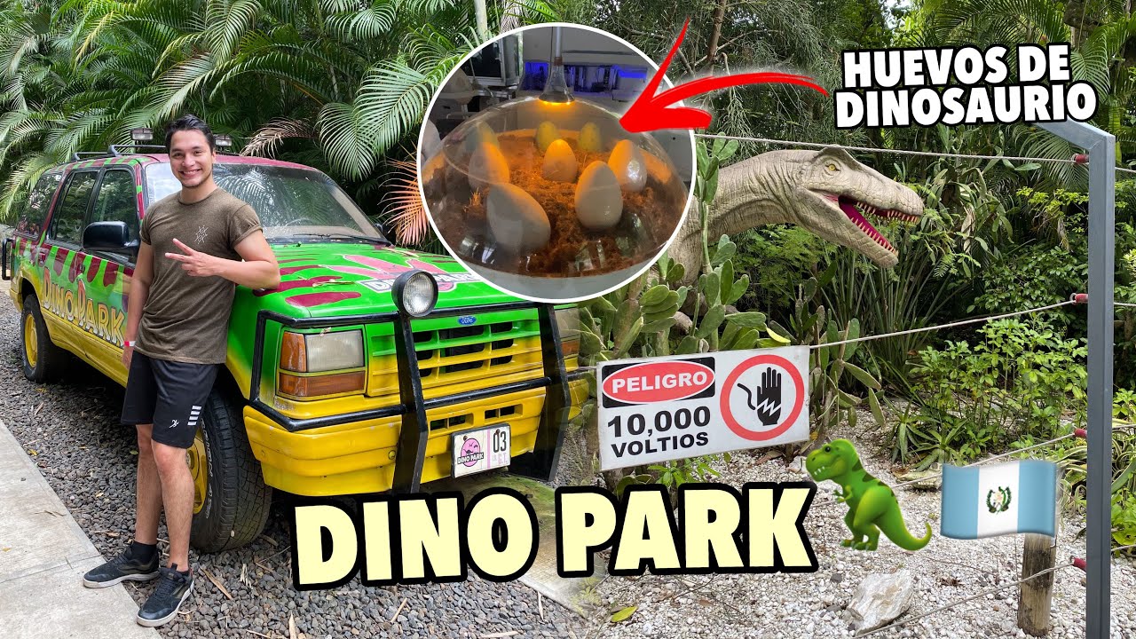 ¡ME SENTÍ EN UNA PELÍCULA! 🦖 Visitamos DINO PARK en Guatemala 🇬🇹