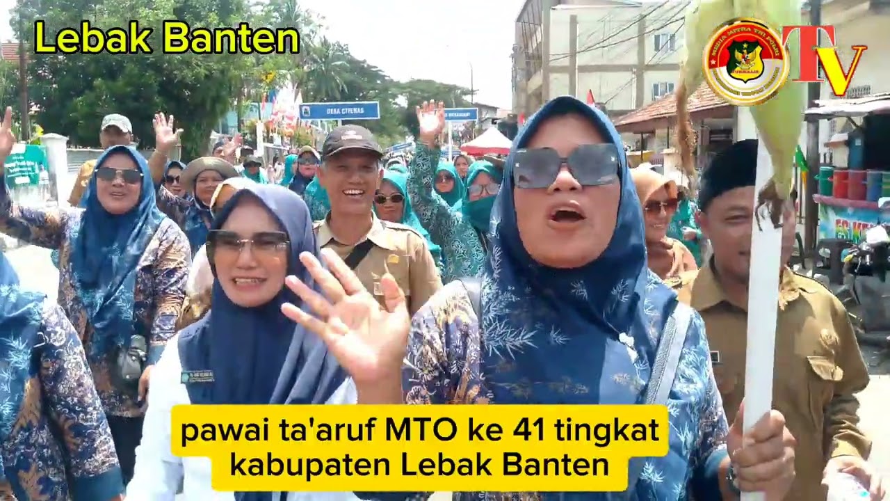 pawai ta'aruf MTO ke 41 tingkat kabupaten Lebak kecamatan Rangkasbitung 