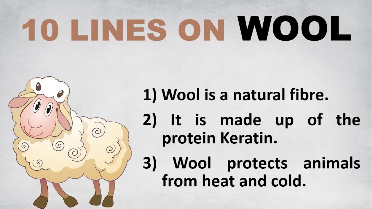 10 Lines on Wool in English | Few Lines on Wool