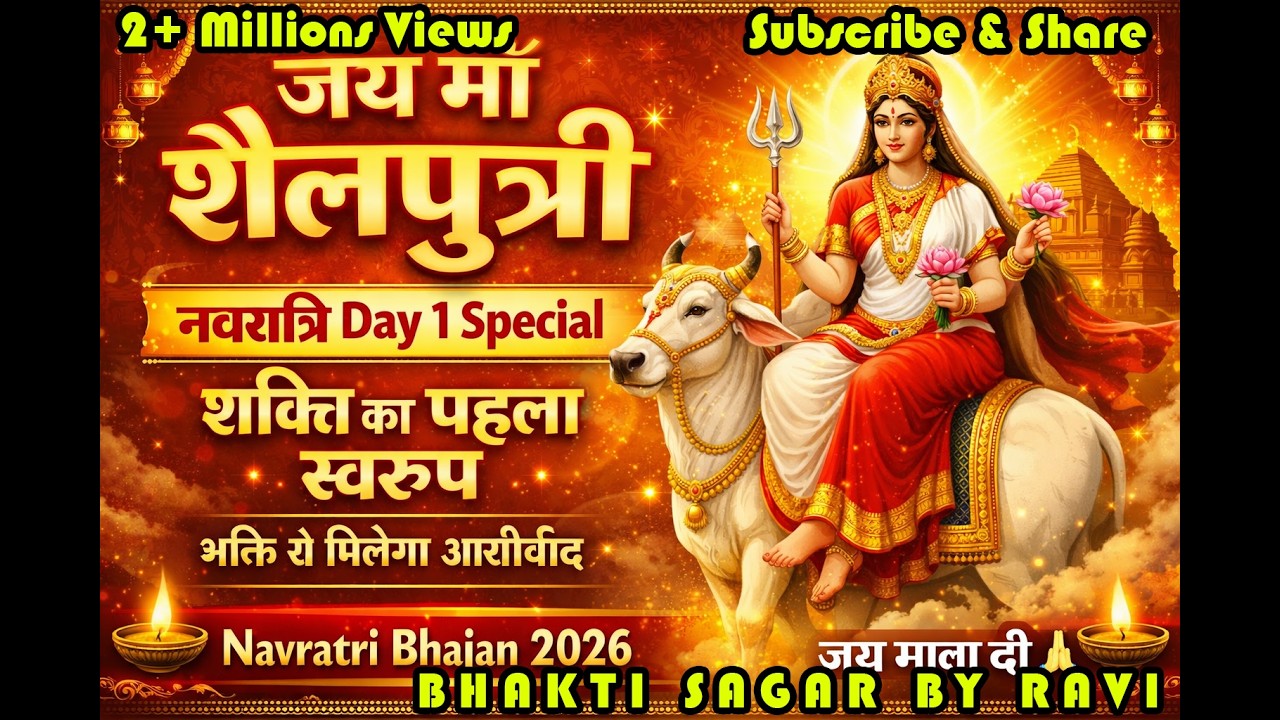 शैलपुत्री – यह देवी देवी दुर्गा का पहला स्वरूप है, जिन्हें नवदुर्गा में प्रथम स्थान प्राप्त है।