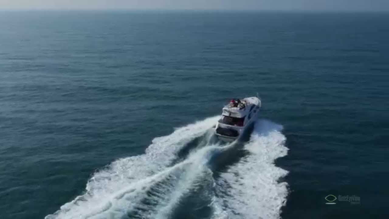 Fairline Phantom 46 Motor Boat - Aerial Film
