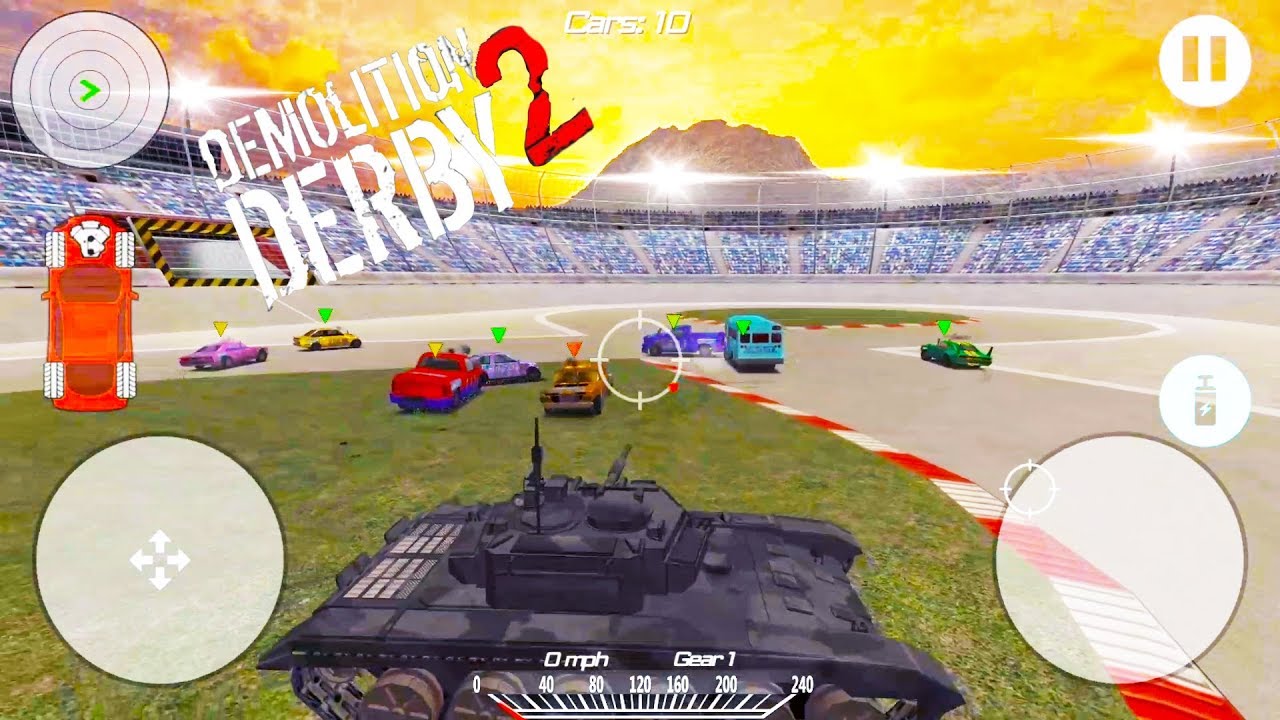 Demolition Derby 2 Tank Demolition Run | Best Android Gameplay HD | Droidnation