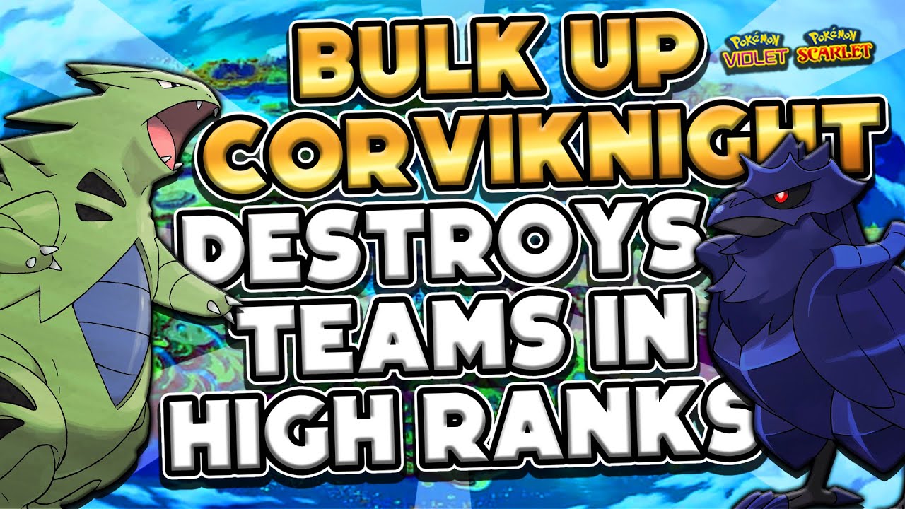 BULK UP CORVIKNIGHT Has No Problem Against The Meta - Pokémon Scarlet & Violet Ranked Double Battles