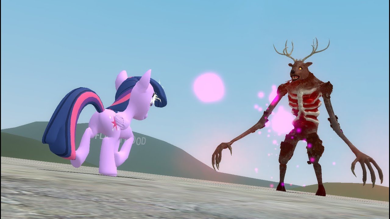 Twilight Sparkle vs Wendigo (My Little Ponny vs ) Gmod Npc Battle!