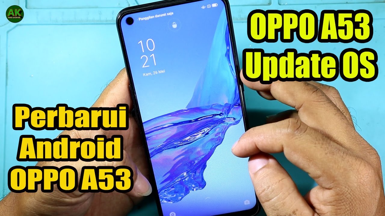 Cara update android 11,12 hp oppo a53  || Perbarui versi android oppo a53 2022 terbaru