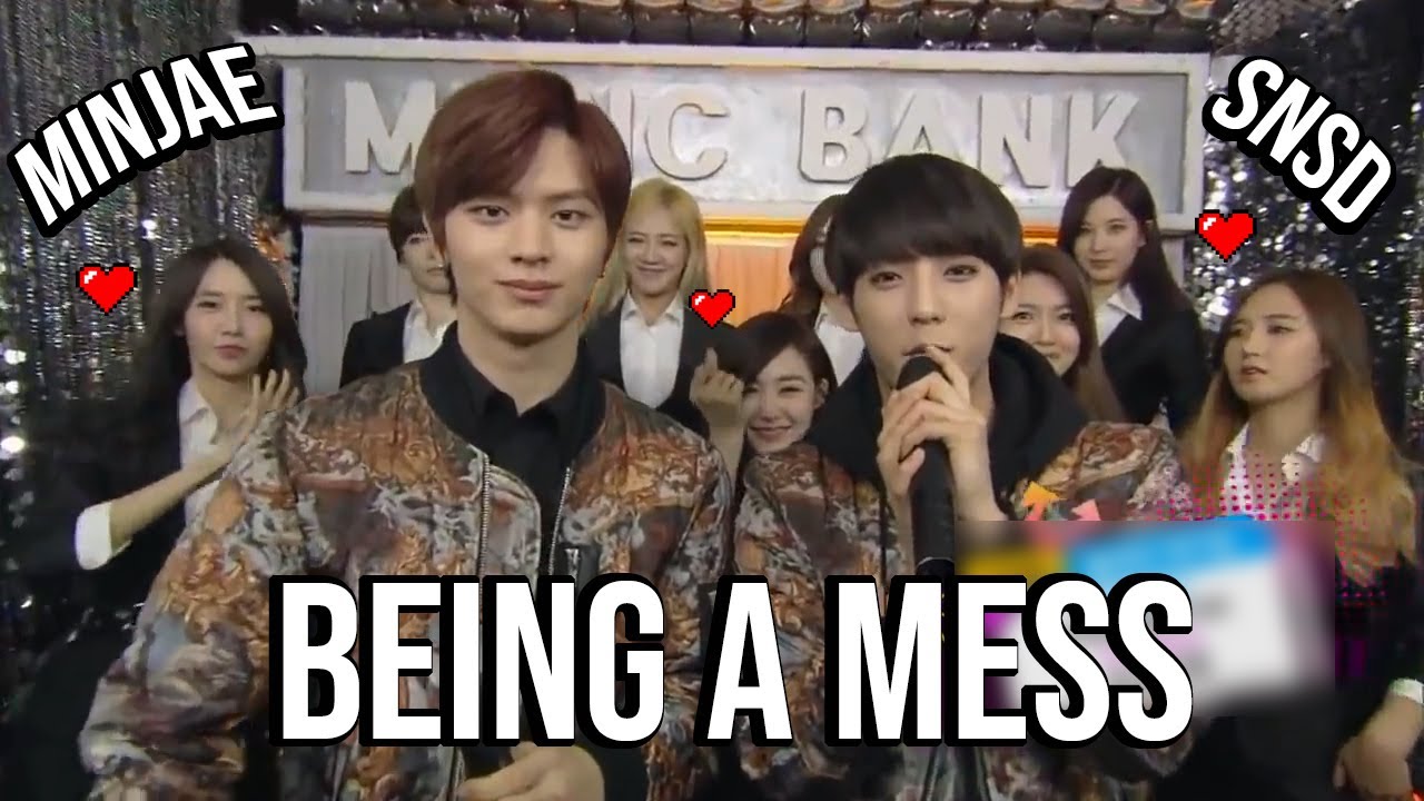 MinJae & SNSD being a mess
