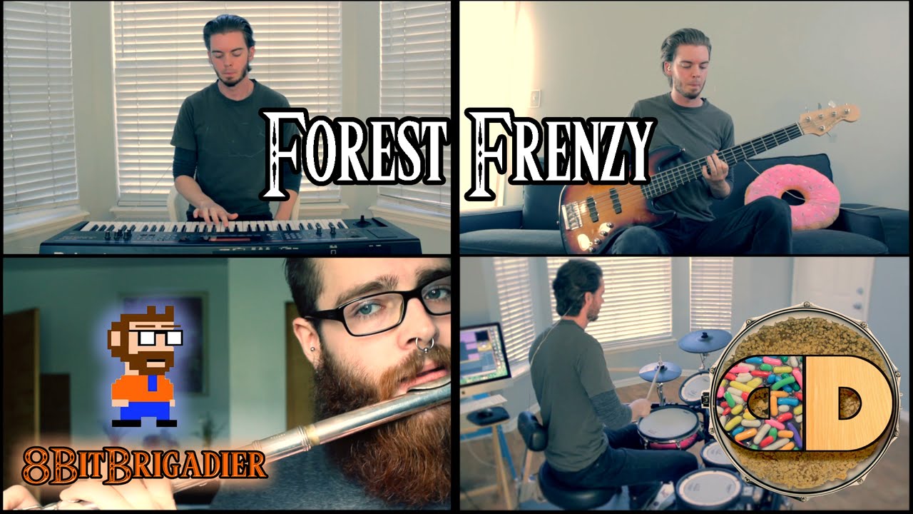 Forest Frenzy - Donkey Kong Country Returns Wii [8BitBrigadier/DonutDrums Cover]