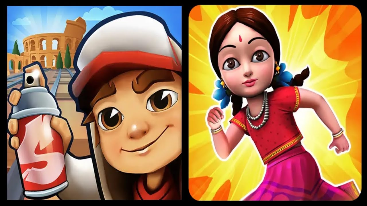Subway Surfers против Little Radha: новый геймплей в обновлении | Эпическое беговое испытание