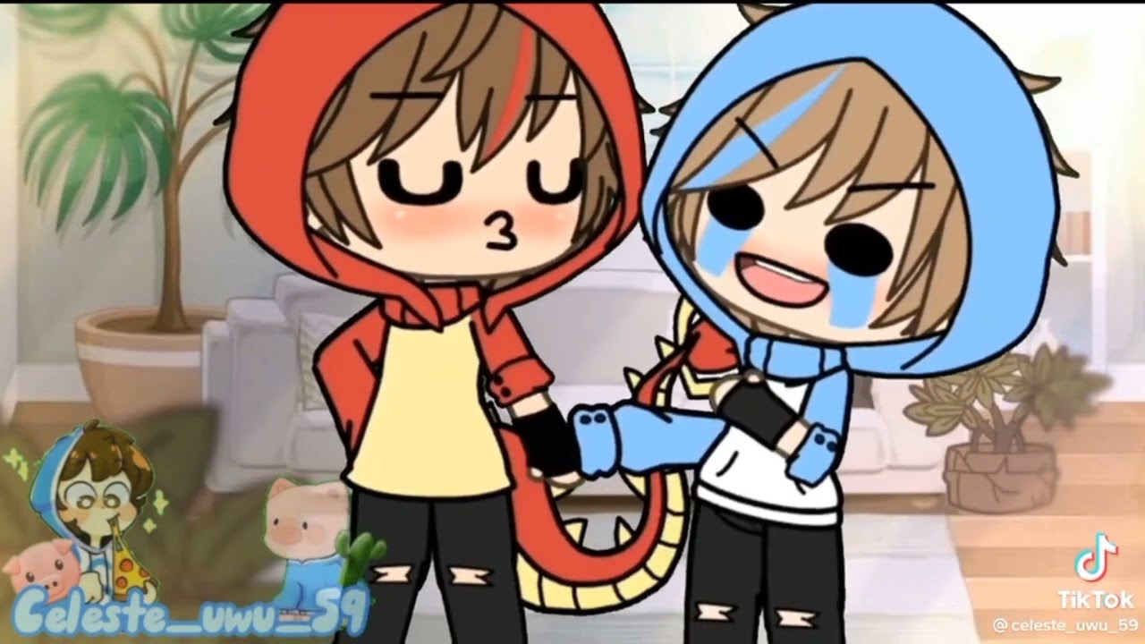 Momentos con spartar y raptor en gacha life y gacha club Tik tok #2