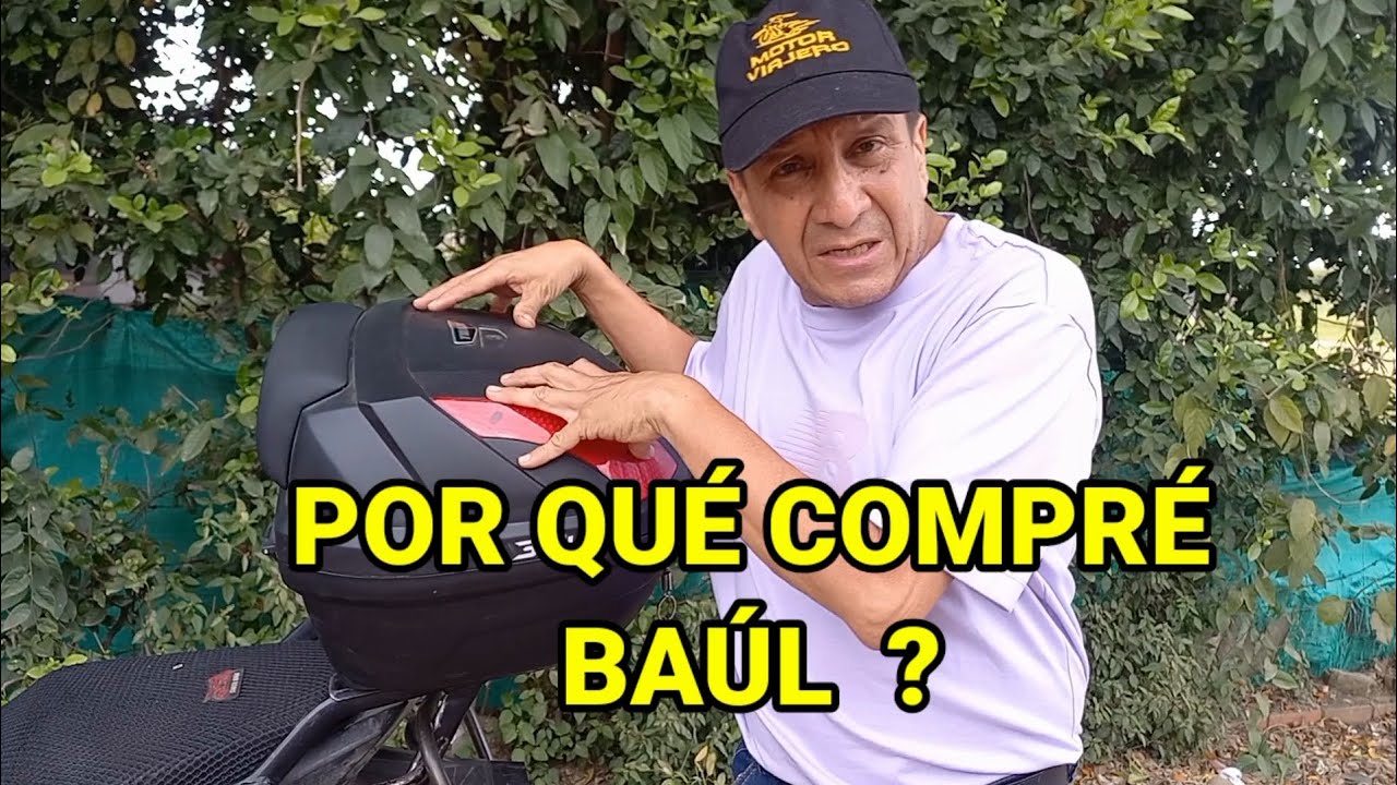 VENTAJAS DE TENER UN BAÚL en la MOTO..