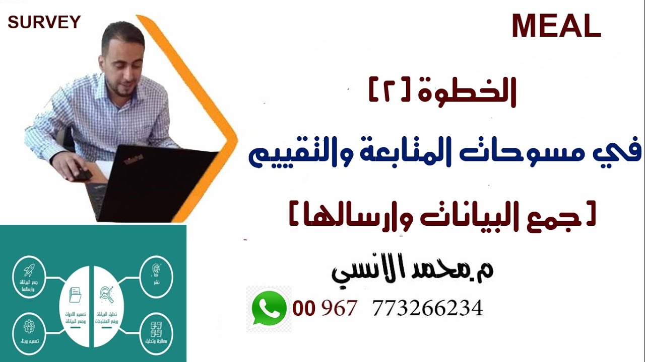 الخطوة الثانية جمع البيانات والتحقق من جودتها وارسالها