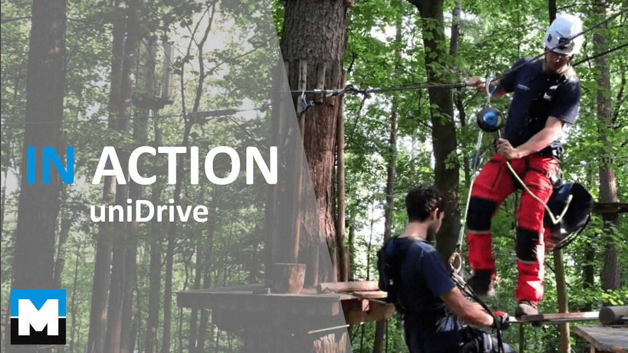 uniDRIVE - RESCUE FROM THE HIGH ROPES COURSE (In Action)