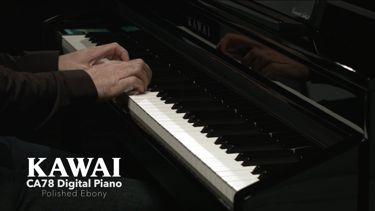 Kawai CA78 Digital Piano, Polished Ebony | Gear4music demo