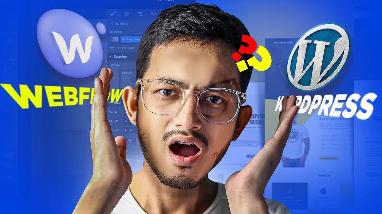 Webflow vs Wordpress which is better? | This is the future of no code web design!