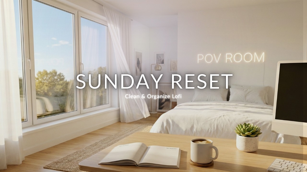 POV: The Ultimate Sunday Reset 🧹 Clean Your Room & Organize Your Life (1 Hour Lofi)