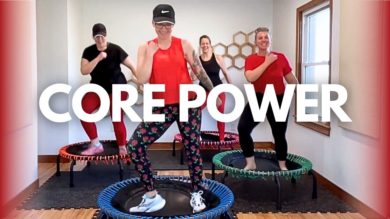 20 Minute Core & Hip Flexor Rebounder Workout | Strong Waist EMOM