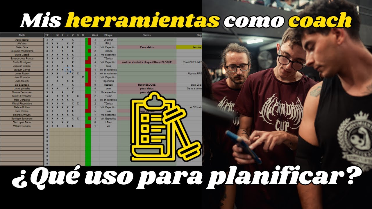 Esto es TODO lo que uso para TRABAJAR como COACH  de STREETLIFTING