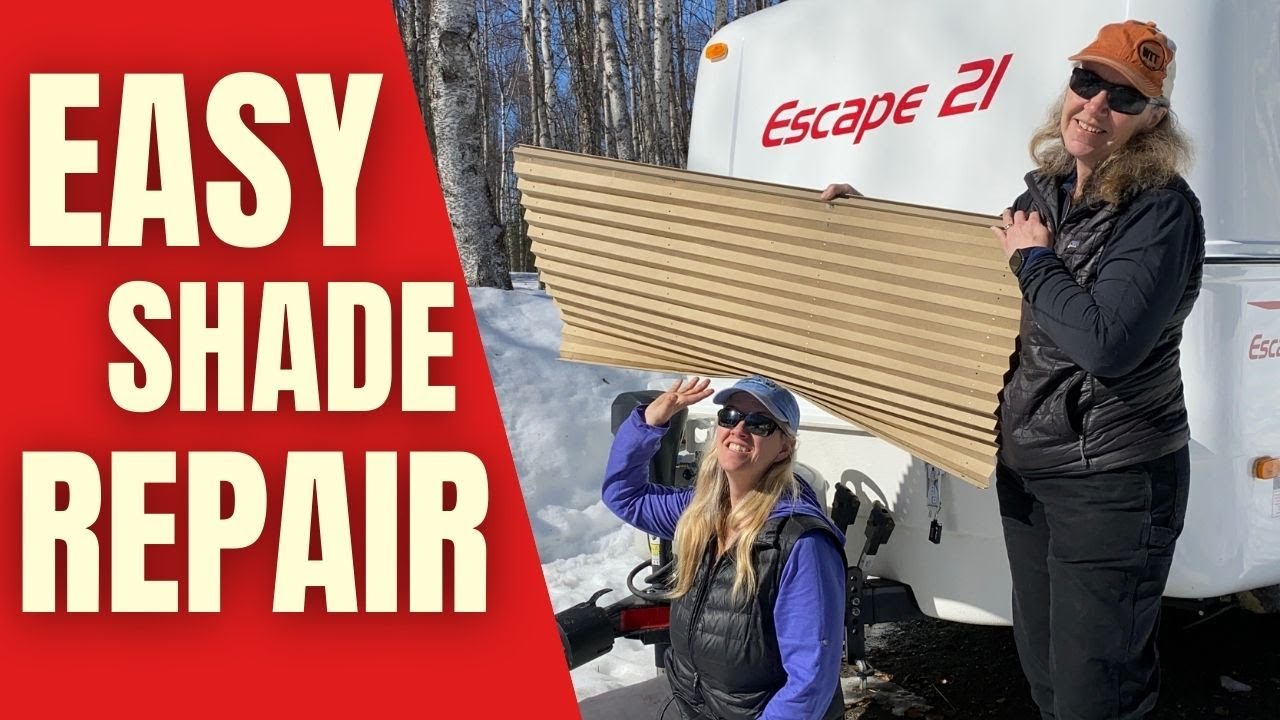 How To Repair RV Window Shades - Pleated Shade First Aid Kit