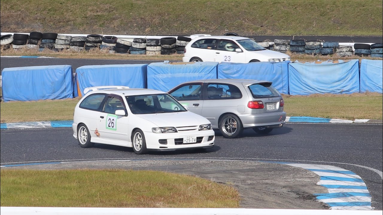 2025/11/19 日産 パルサーセリエVZ-R 茂原ツインサーキット 横置きSR走行会 朝イチ慣熟走行(茂原初走行)