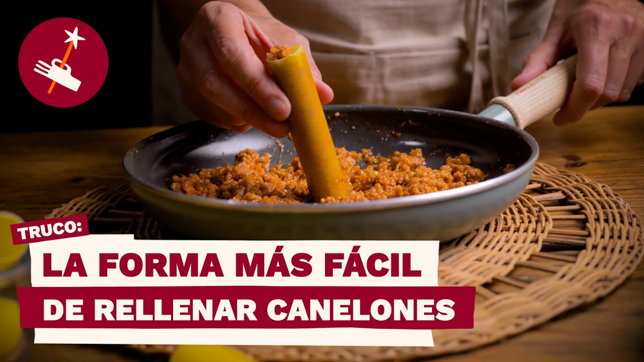 &iquest;Conoces este TRUCO para rellenar CANELONES? &iexcl;F&Aacute;CIL y muy R&Aacute;PIDO! | #shorts