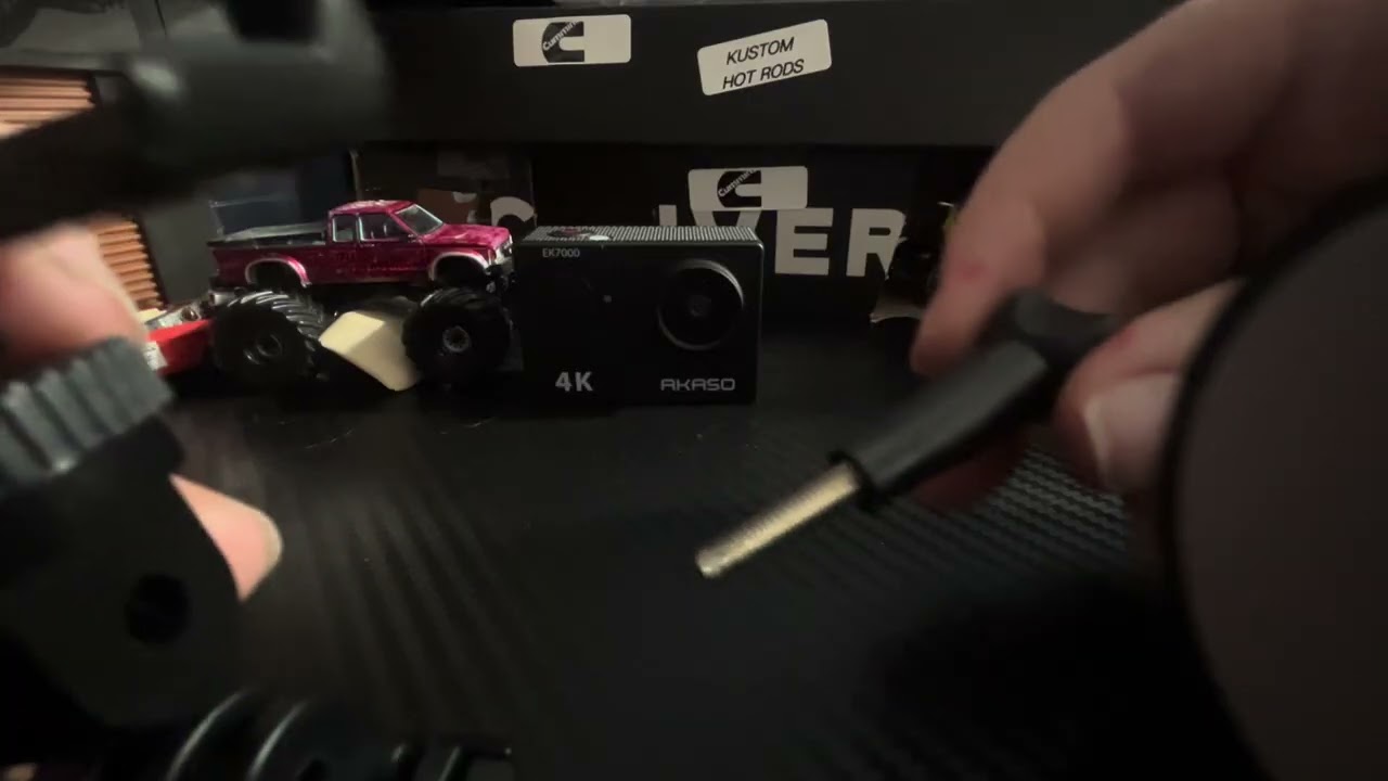 How to build the helmet mount for Akaso ek7000