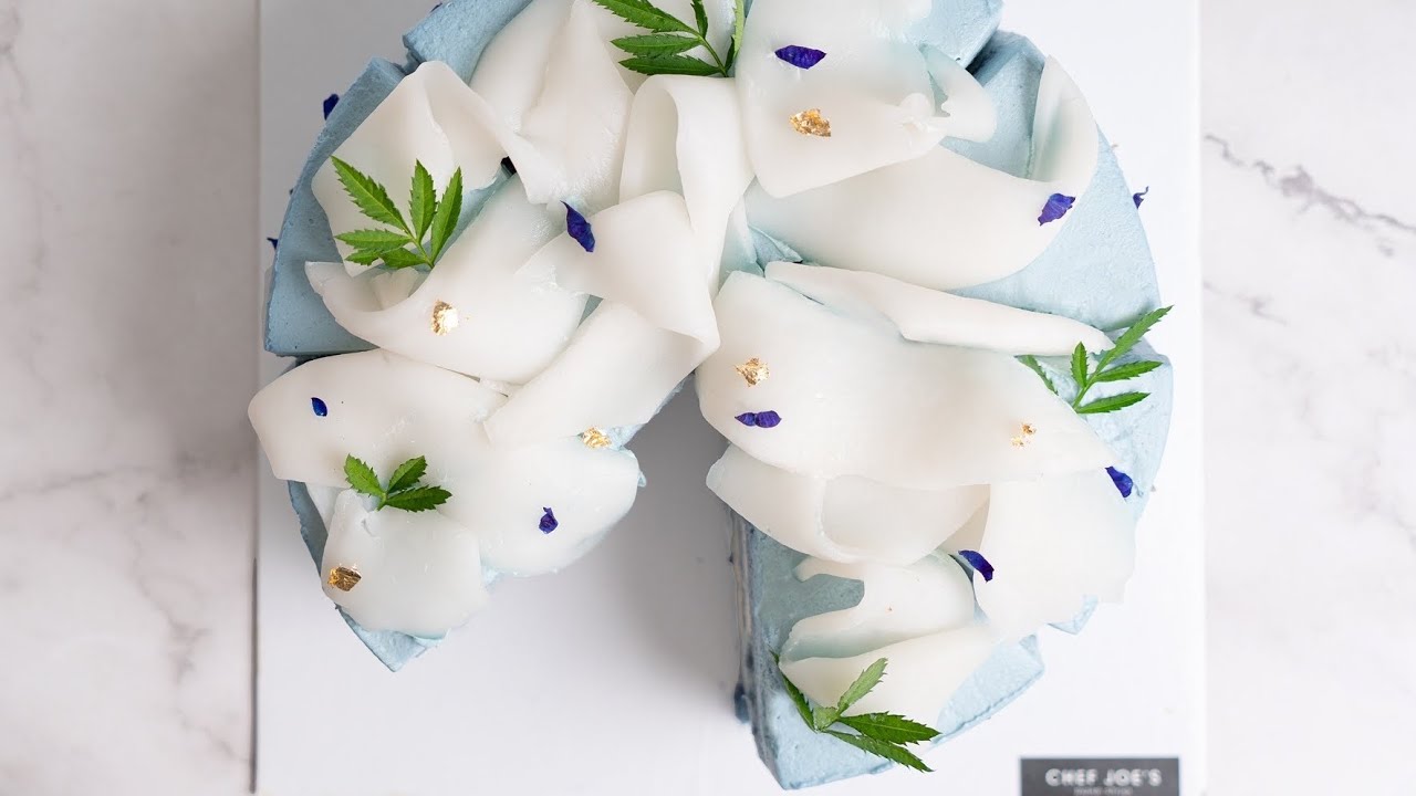 เค้กอัญชัญมะพร้าว Thai Coconuts Cake ทำขนมกับเชฟโจ Ep.90