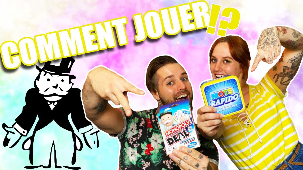 2 Nouvelles découvertes (tuto): Monopoly DEAL & Mots Rapido