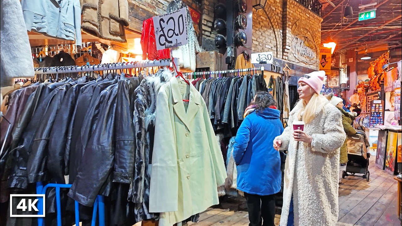 Inside One of London&rsquo;s Busiest Markets | Camden Market Saturday Walk 🇬🇧 | Immersive POV London Tour