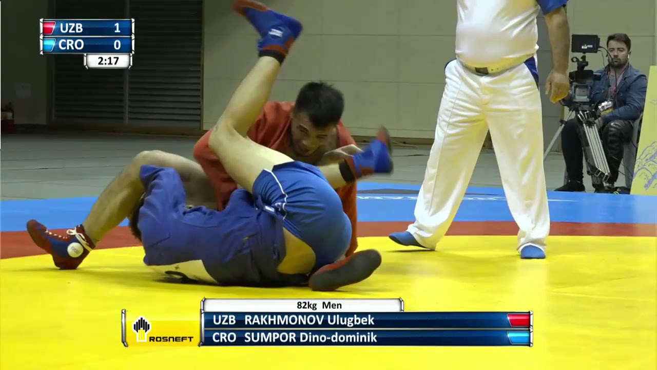 World SAMBO Championships 2019. Day 3. Mat 1