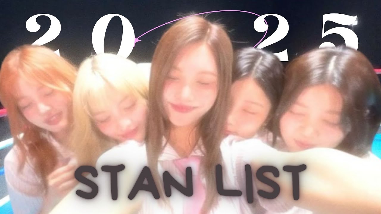 My 2025 K-POP stanlist + biases (updated)
