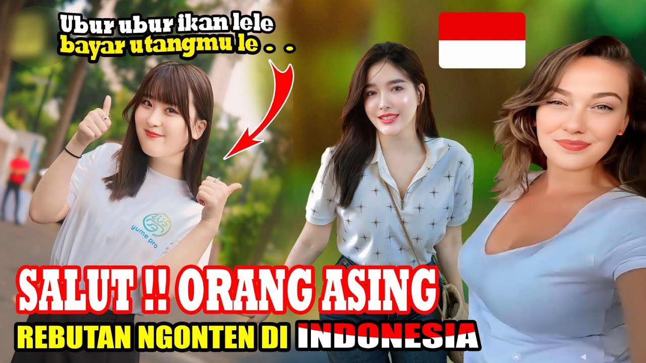 Super Bangga..INDONESIA 🇮🇩 surganya ngonten warga dunia,ada yg tak ingin pulang lagi
