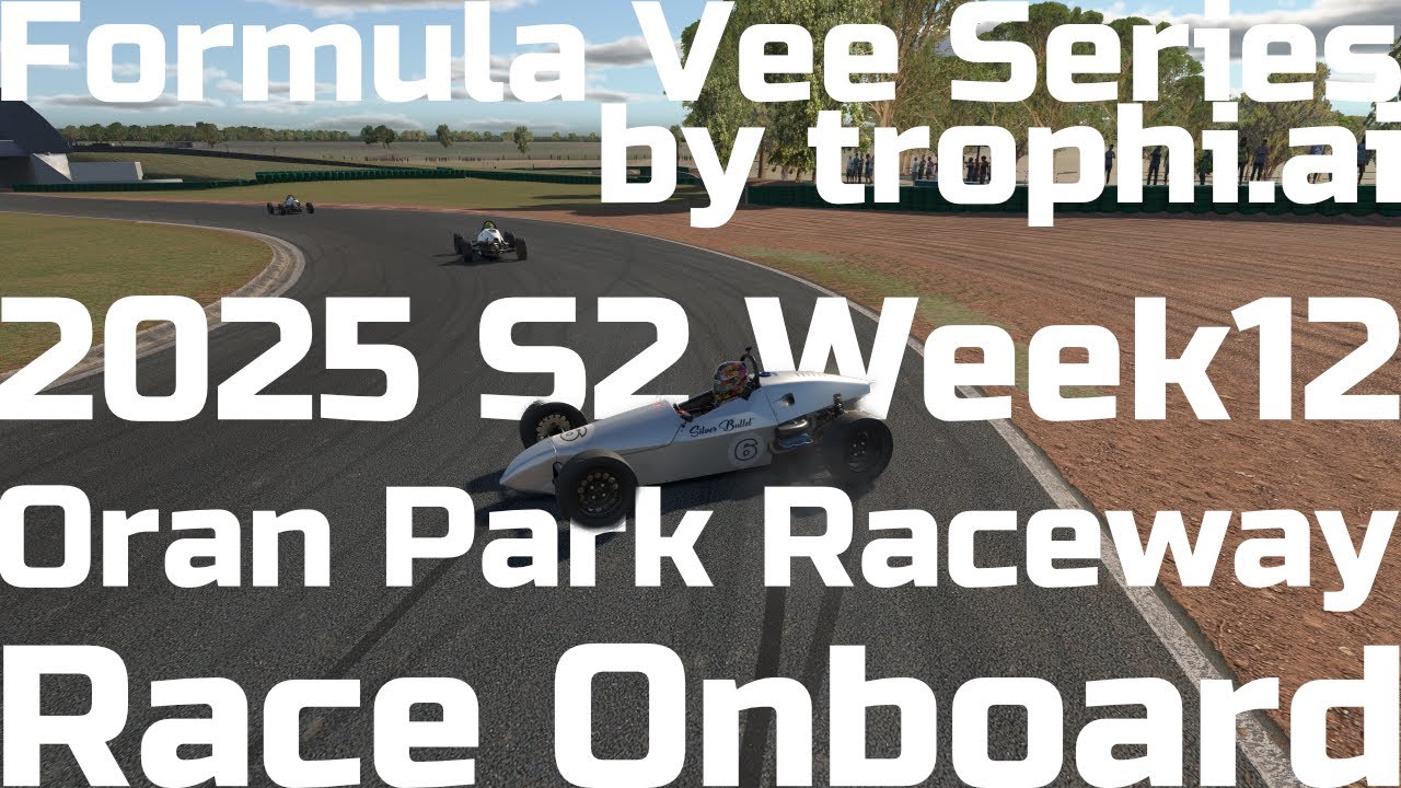 【iRacing】Formula Vee Series by trophi.ai 2025 S2 Week 12 Full Race