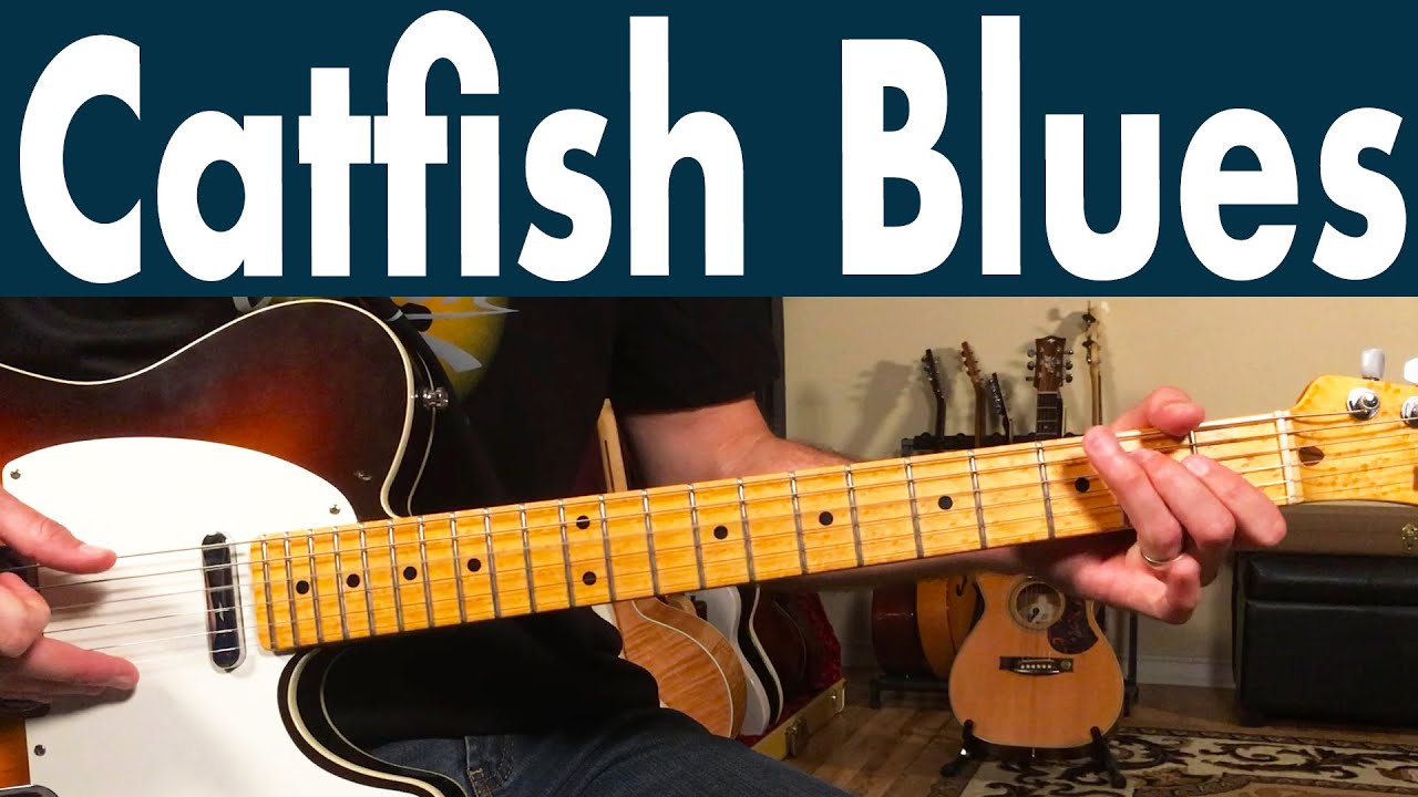 Как играть блюз Catfish на гитаре | Урок игры на гитаре от Muddy Waters + руководство
