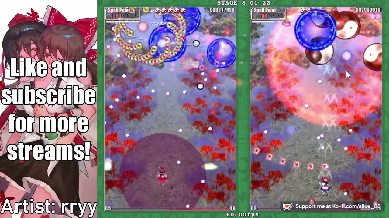 Alice Stops Being Bad, Locks In To Nohit Stage 8 In Touhou 9