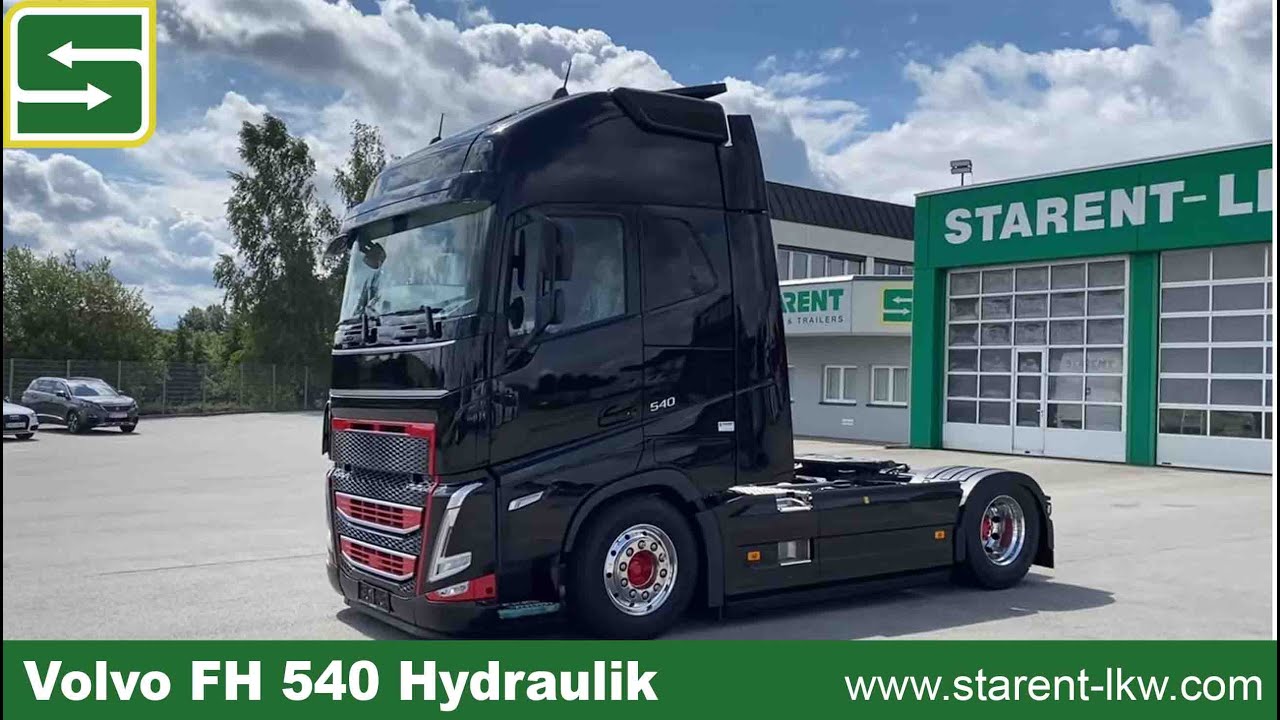 VOLVO FH540 Hydraulikanlage,NEW MODEL, Ret, Vollluftfederung, I-Park-Cool, LED, www.starent-lkw.com