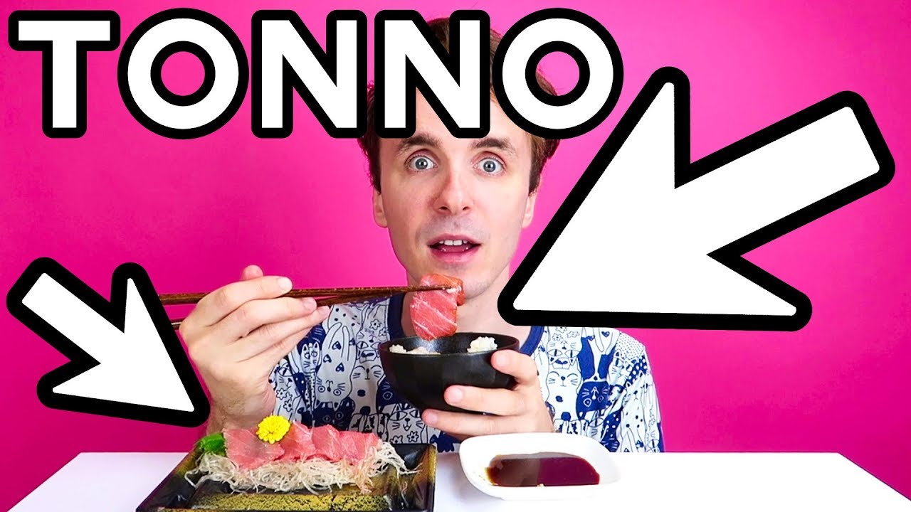 MANGIO SASHIMI DI TONNO A MERENDA!